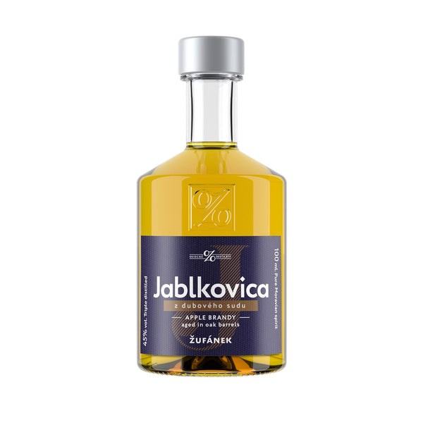 Žufánek Apple Brandy from Oak Barrel 45% 0.1l
