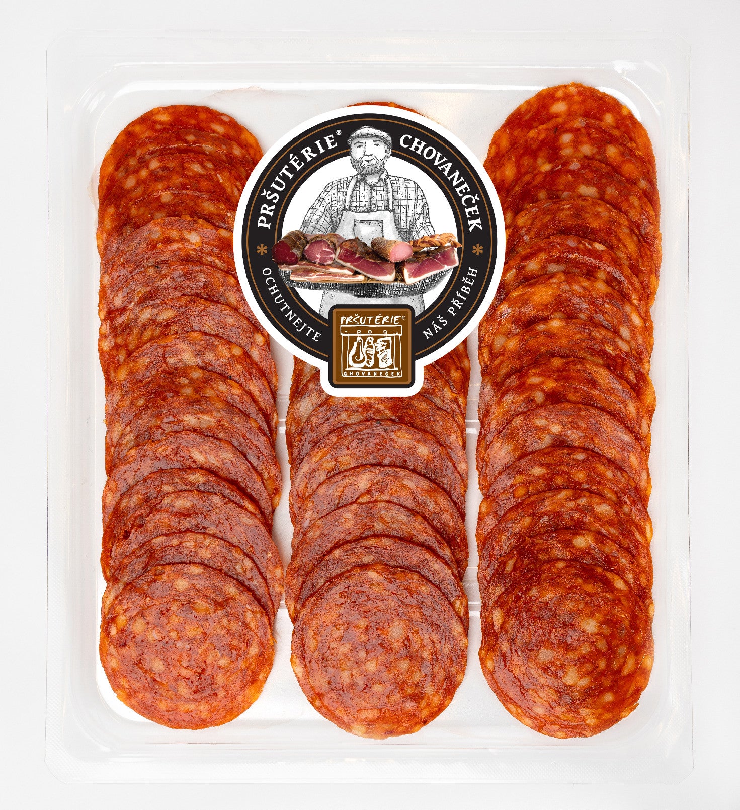 PEPPERONI from Pršutérie® vacuum-packed approx. 100g Product finely sliced