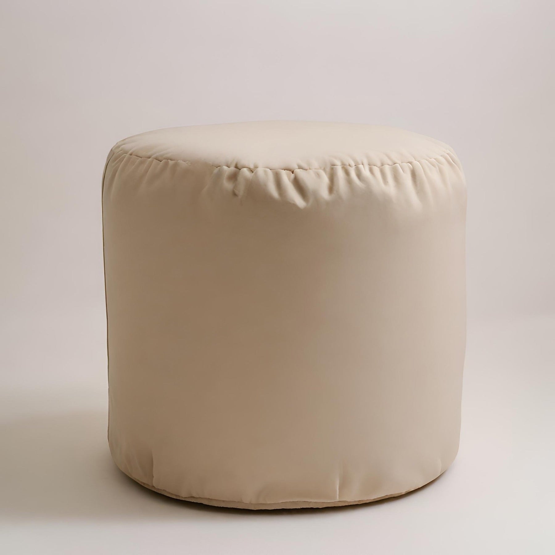 SOFT CHILL 42, Pouf Sacco Rotondo in Cotone Sfoderabile 42 x h42