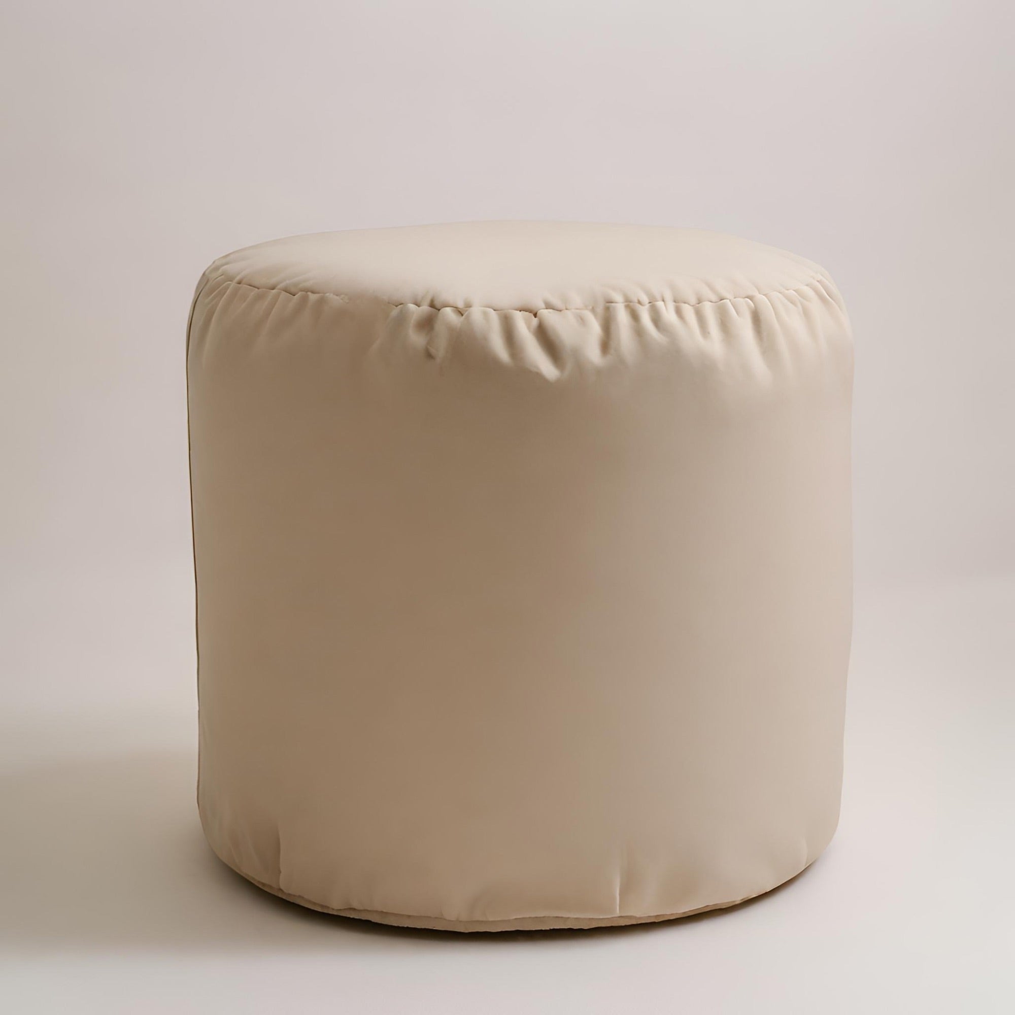 SOFT CHILL 42, Pouf Sacco Rotondo in Cotone Sfoderabile 42 x h42