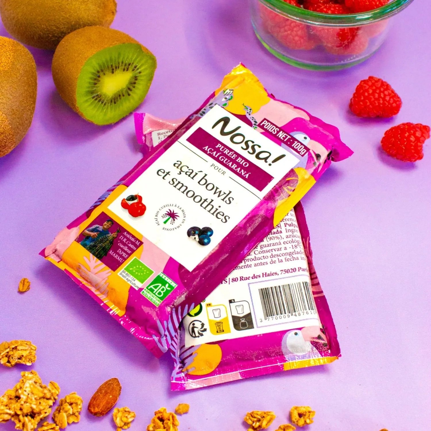 Purée d'acai bio & guarana