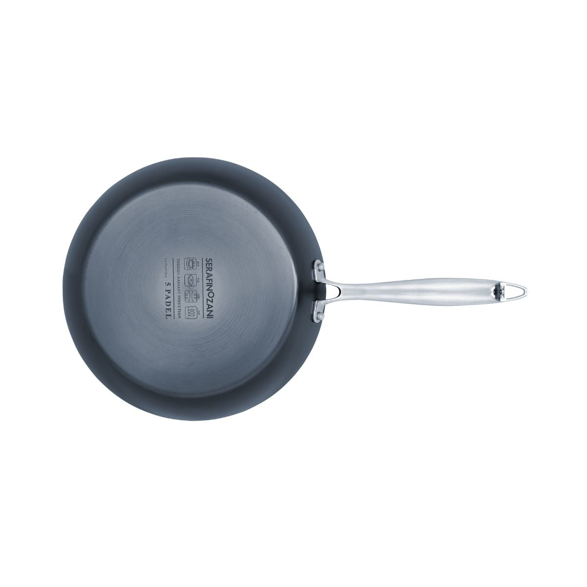 5 PADEL - STEEL - 28 cm Frying Pan - SERAFINO ZANI