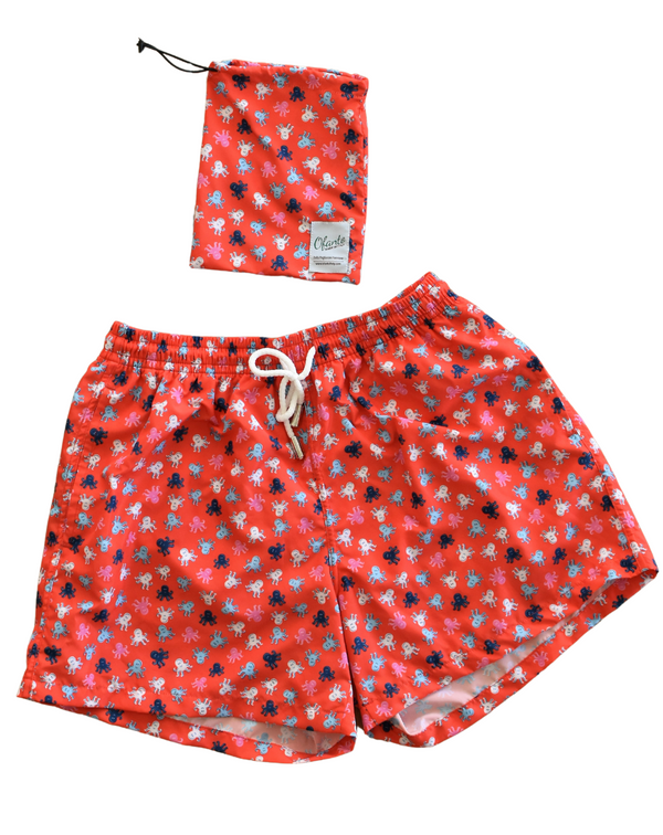 Costumi da bagno - Polpo Rosso