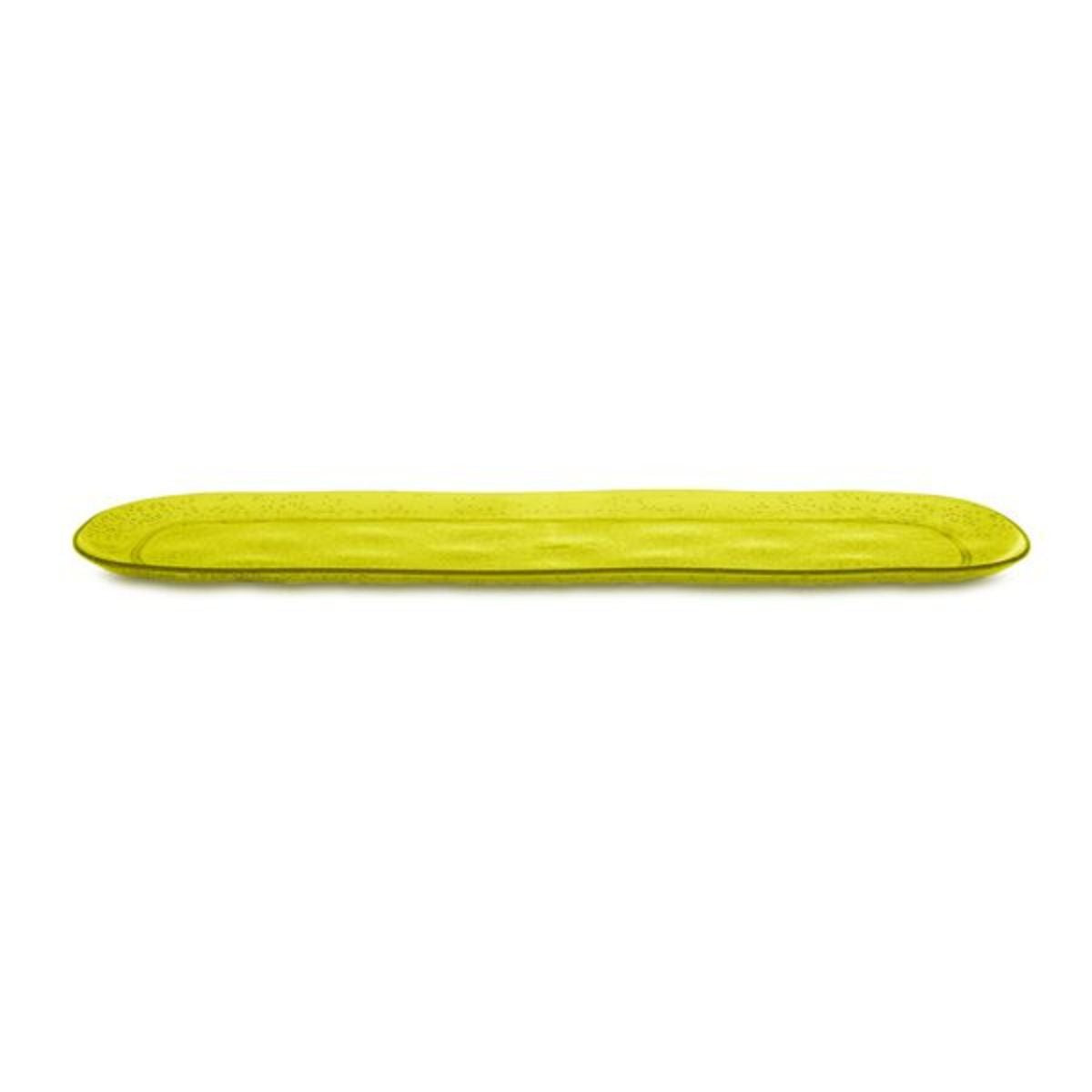 LARGE RECTANGULAR TRAY - YELLOW - MEMENTO SYNTH