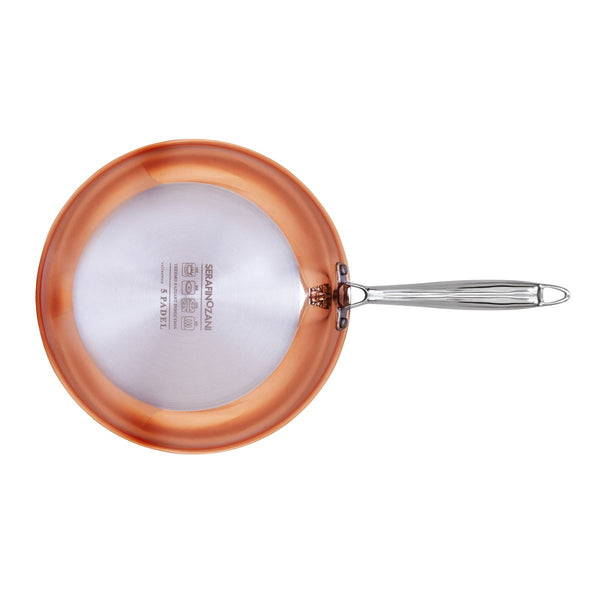 5 PADEL - COPPER - 28 cm Frying Pan - SERAFINO ZANI