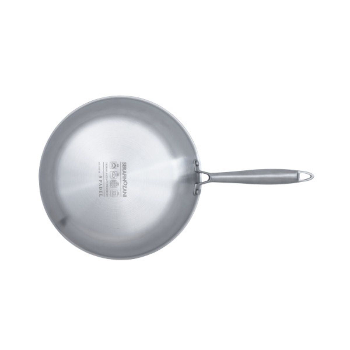 5 PADEL - TITANIUM - 24 cm Frying Pan - SERAFINO ZANI