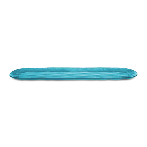 LARGE RECTANGULAR TRAY - TURQUOISE - MEMENTO SYNTH