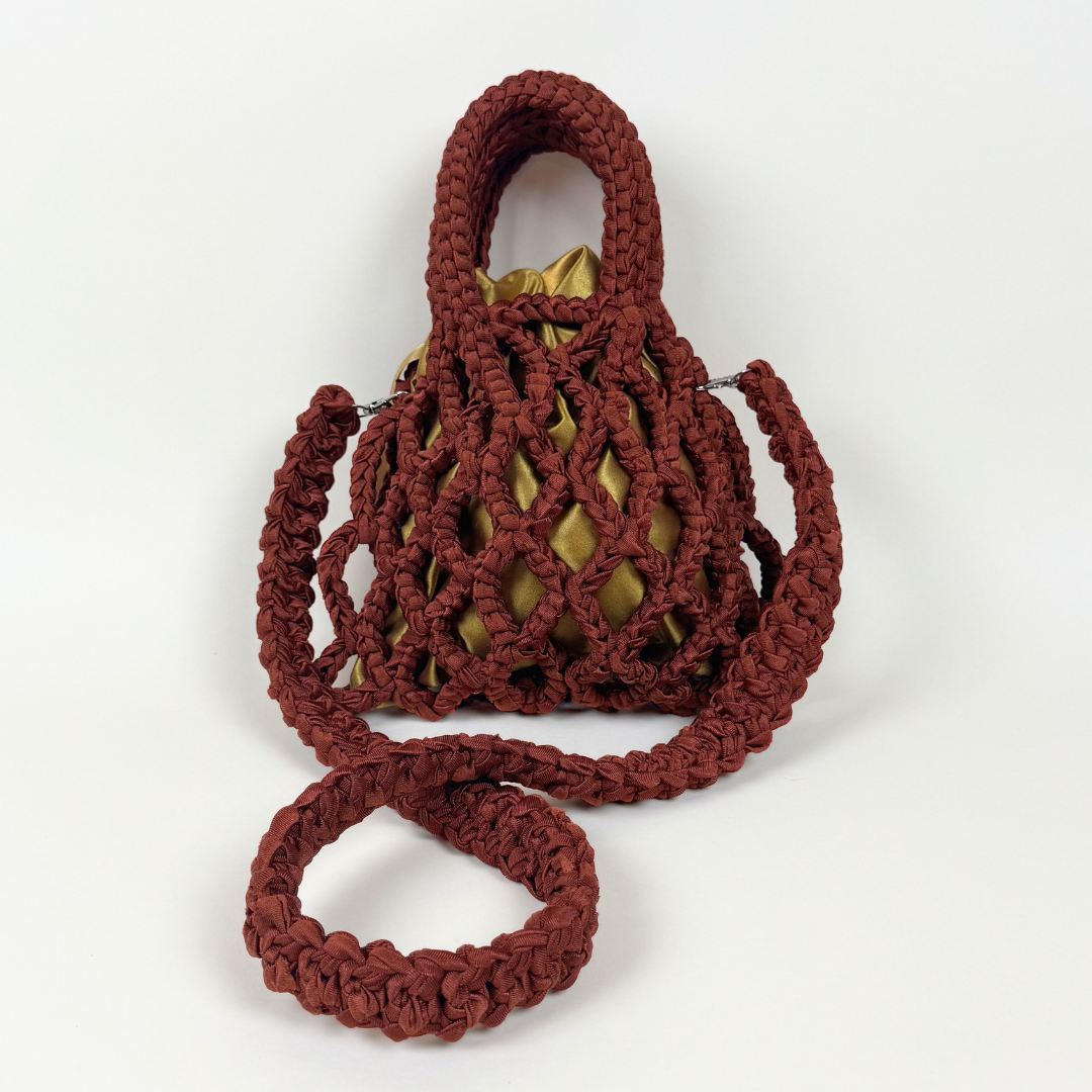 The Satin Net Terracotta