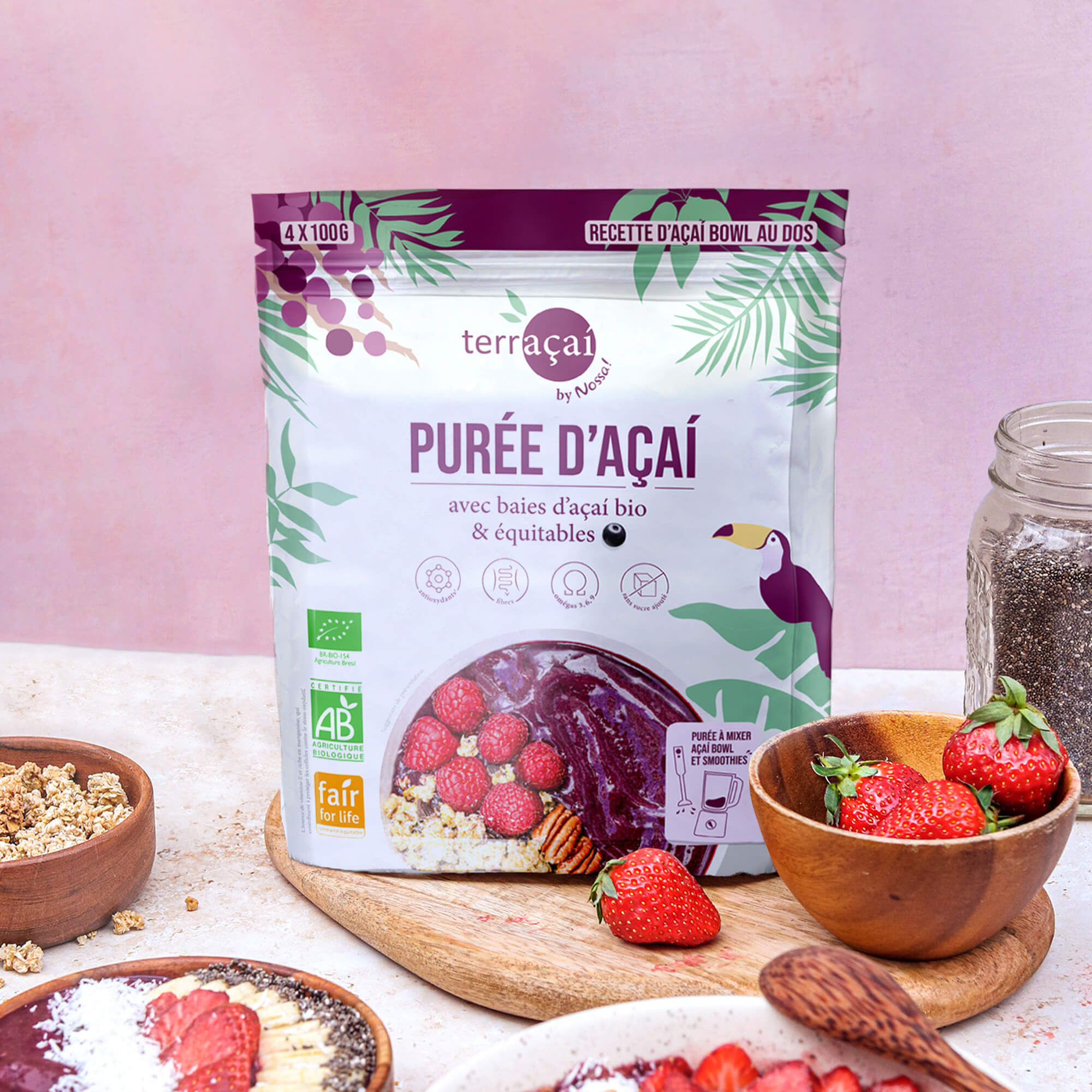 Organic and Fair Trade Acai Purée