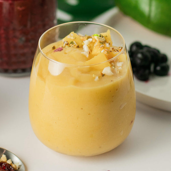 Smoothie à mixer jaune