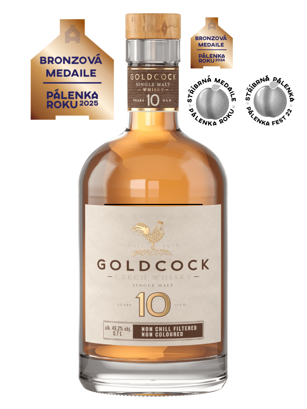 GOLDCOCK Single Malt 10yo 49.2% 0.7l