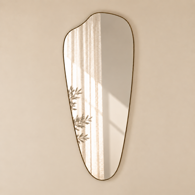 Mirror Ollie | Bronze Organic Mirror | 120 x 50 cm | Indore Home