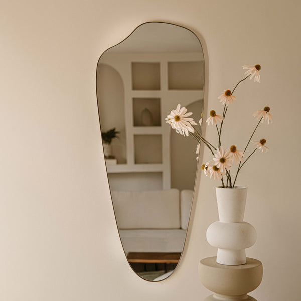 Mirror Ollie | Bronze Organic Mirror | 120 x 50 cm | Indore Home