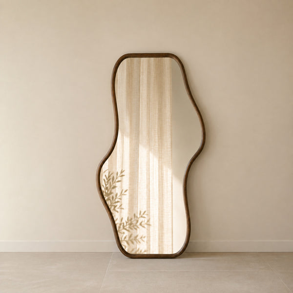 Indore Home Organic Mirror Iris - 170 x 90 cm - Wood