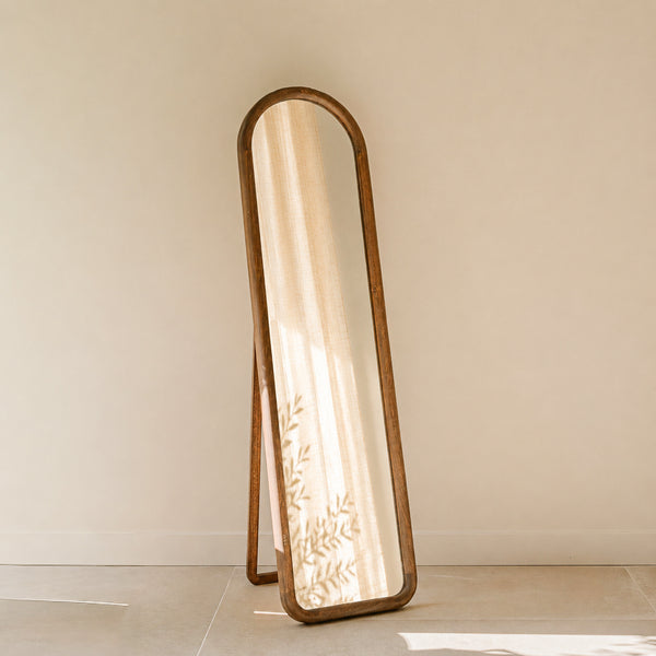 Indore Home Arch Mirror Leah - 150 x 40 cm - Wood
