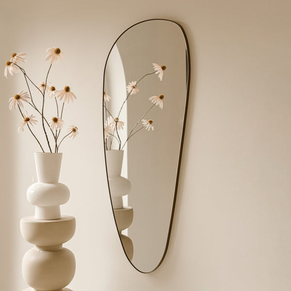 Organische vorm wandspiegel Dean | Brons | 120 x 50 cm | Indore Home