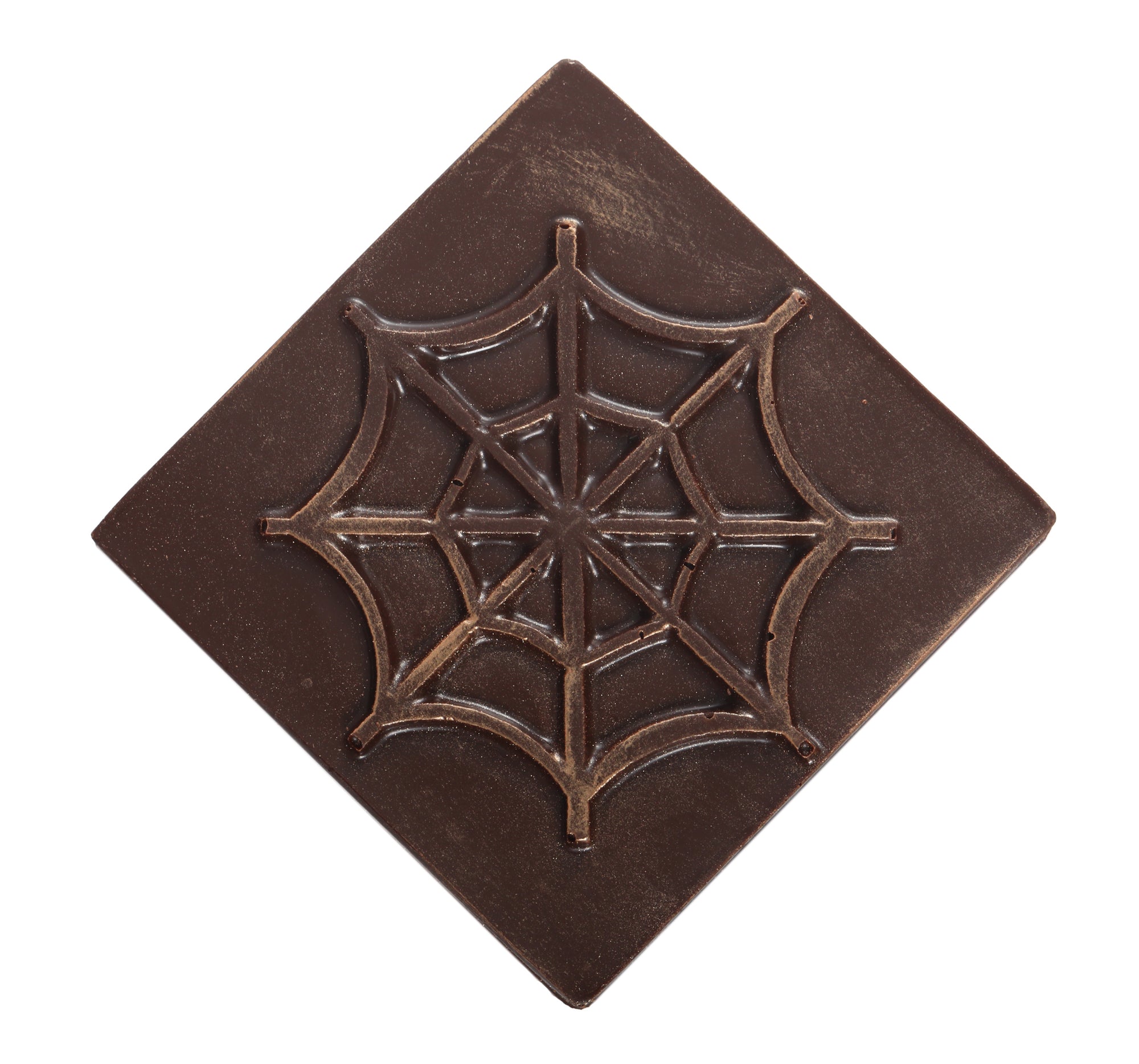 Mini chocolate square Halloween spider web · Halloween chocolates