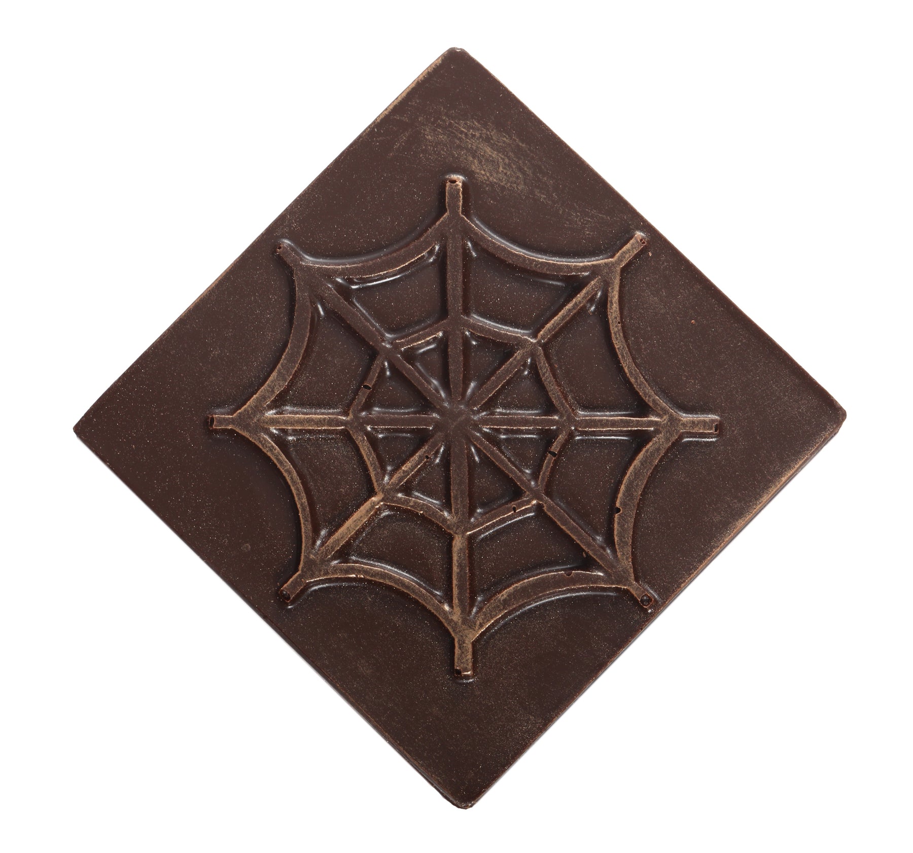 Mini chocolate square Halloween spider web · Halloween chocolates