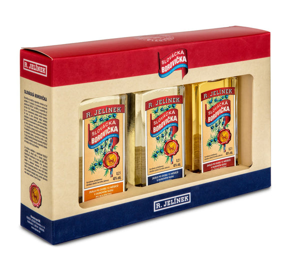 Slovácká Borovička 45% 3x 0.2l Gift Box
