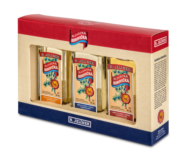 Slovácká Borovička 45% 3x 0.2l Gift Box