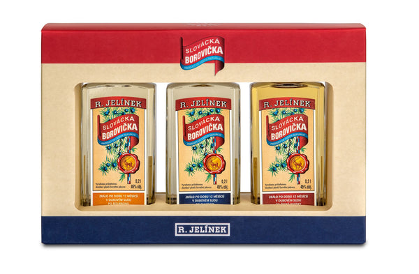 Slovácká Borovička 45% 3x 0.2l Gift Box