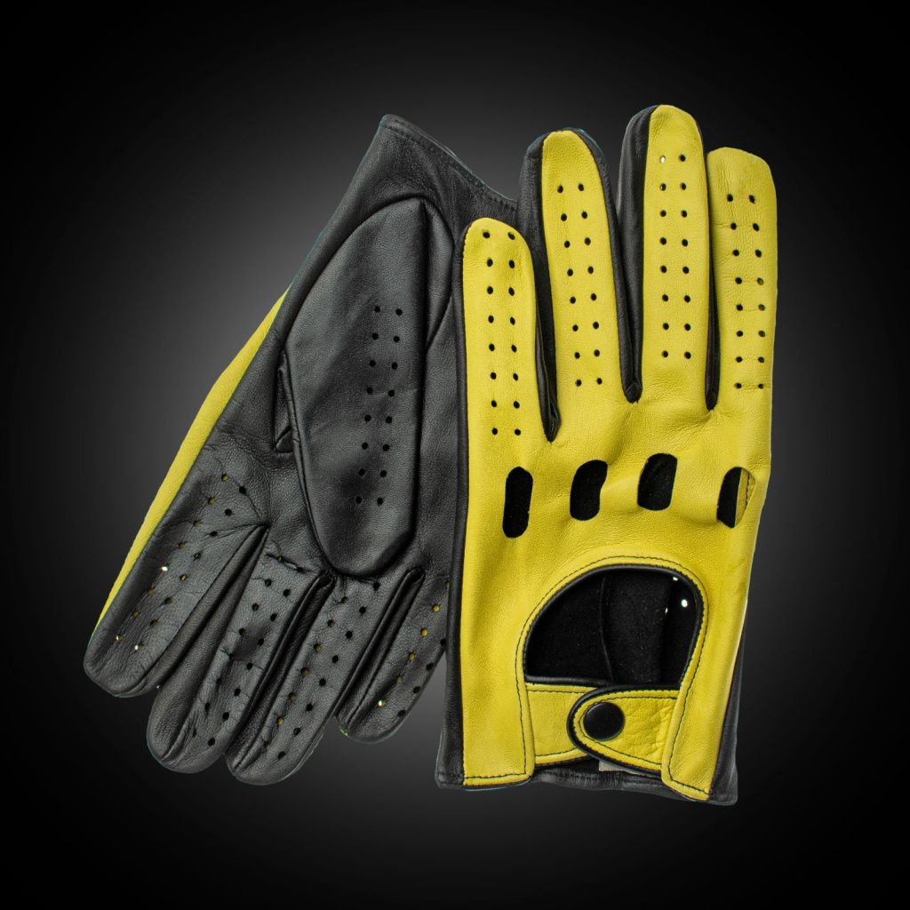 Sport Driving Gloves Made of Lambskin