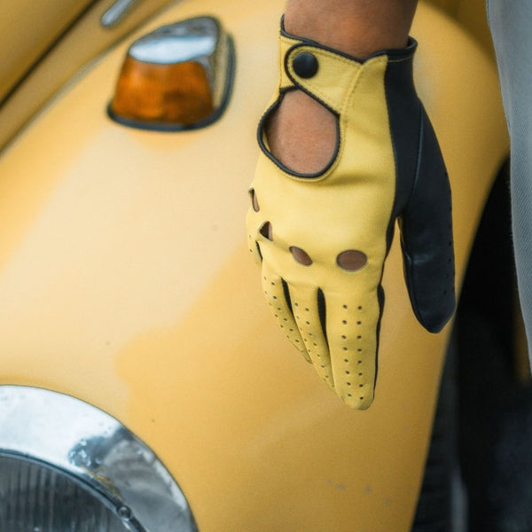 Sport Driving Gloves Made of Lambskin