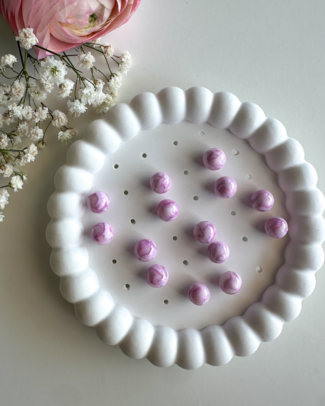 bulb | LIMITED EDITION | pink, transparent, glitter