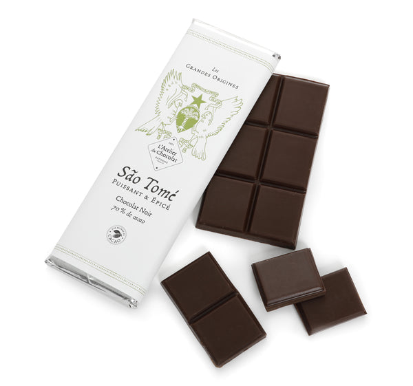 Tavoletta di Cioccolato Fondente Grand Origins Sao Tomé