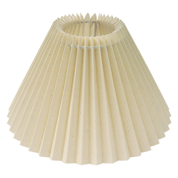 Various Lampshades Top - Pleated - Natural - Ø22 & Ø25 cm