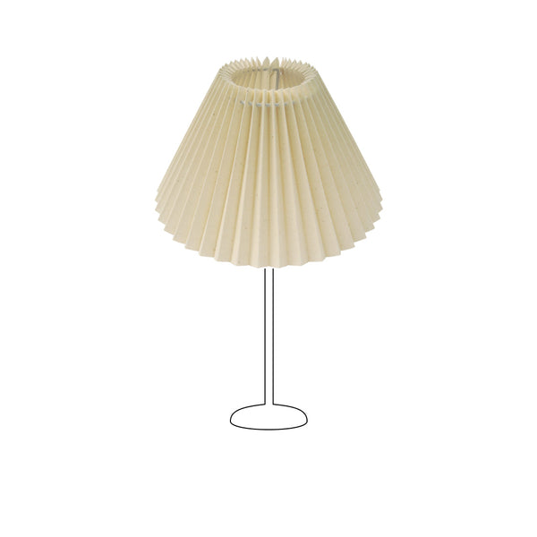 Various Lampshades Top - Pleated - Natural - Ø22 & Ø25 cm
