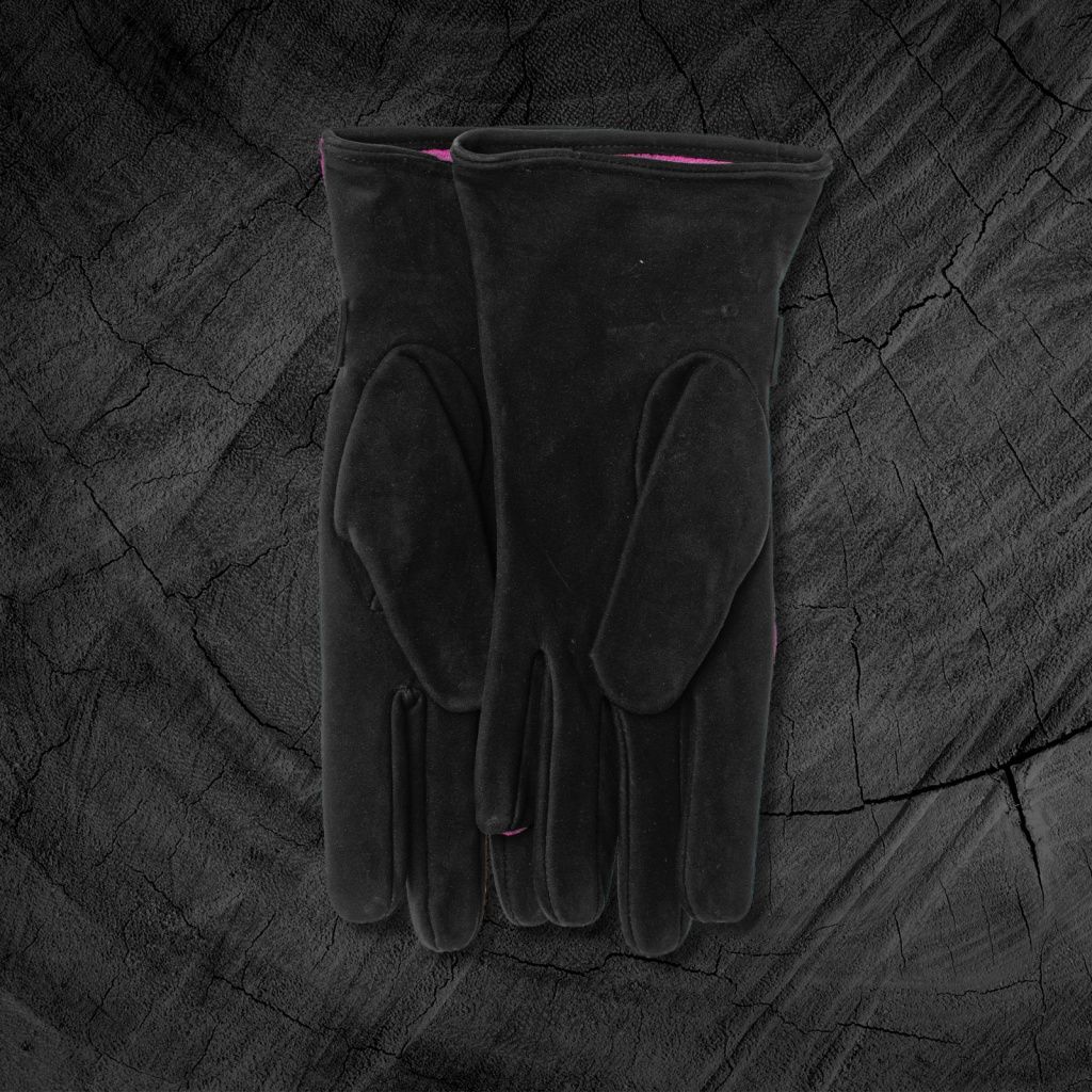 Women's Scooter Gloves Made of Suede Calfskin