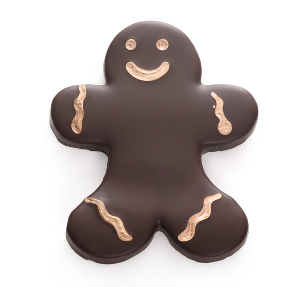 Praline di Omino di Pan di Zenzero al Cioccolato Fondente