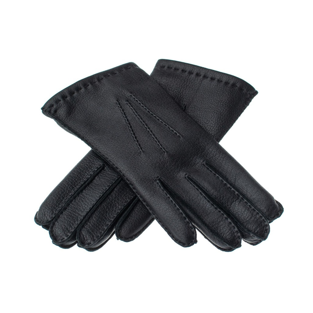 Handmade Women's Deer Leather Gloves with Cashmere