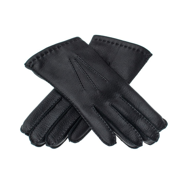 Handmade Women's Deer Leather Gloves with Cashmere
