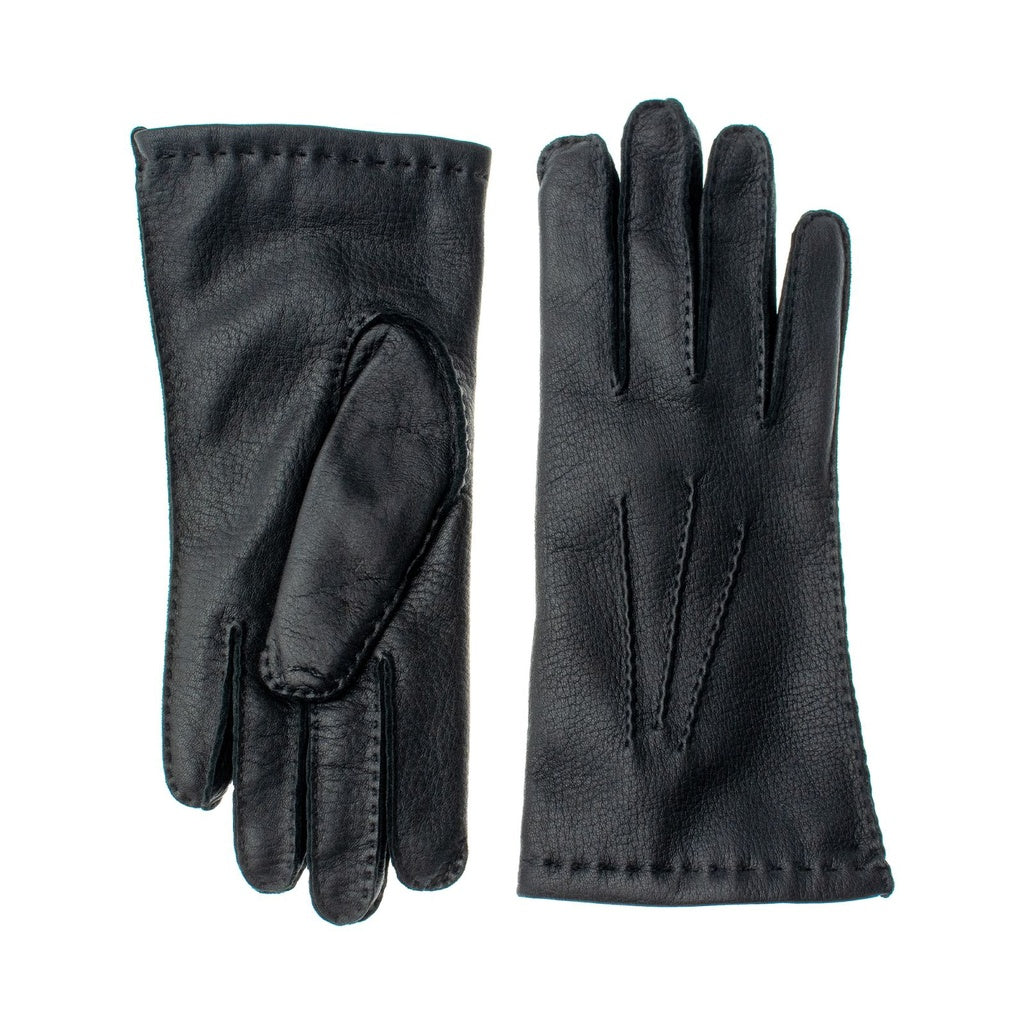 Handmade Women's Deer Leather Gloves with Cashmere