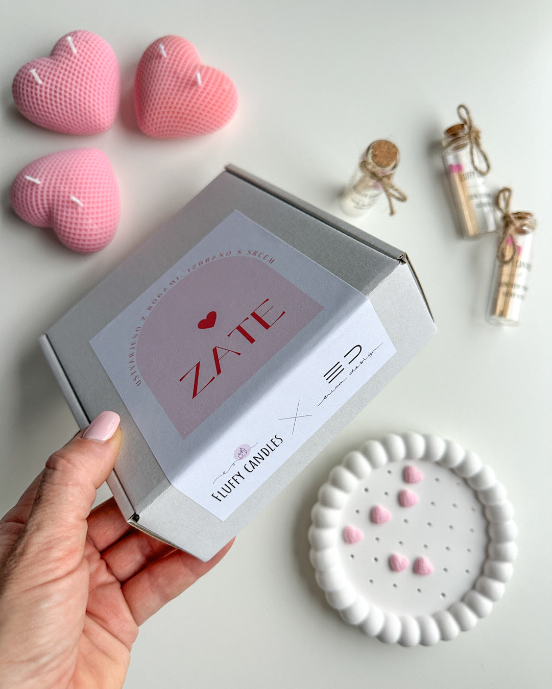 gift set | Fluffy Candles X ericadesign