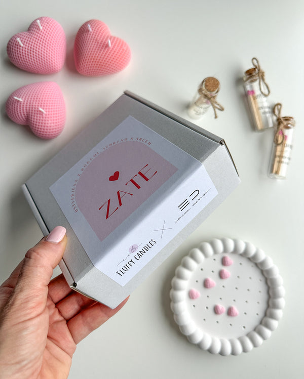 set regalo | Fluffy Candles X ericadesign
