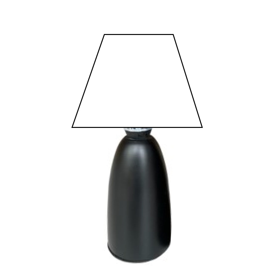 Various Comico Wood Lamp Base Black – Modern & Striking (18 cm / 24 cm, E14 / E27)
