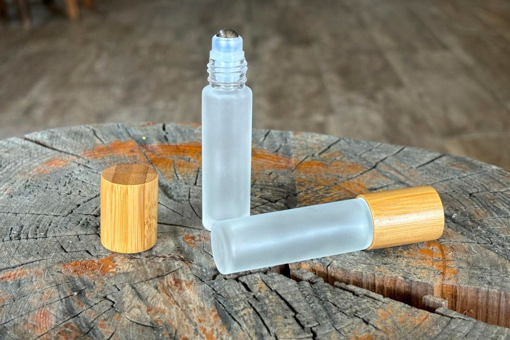 Oil Bottle with Roll-On Applicator