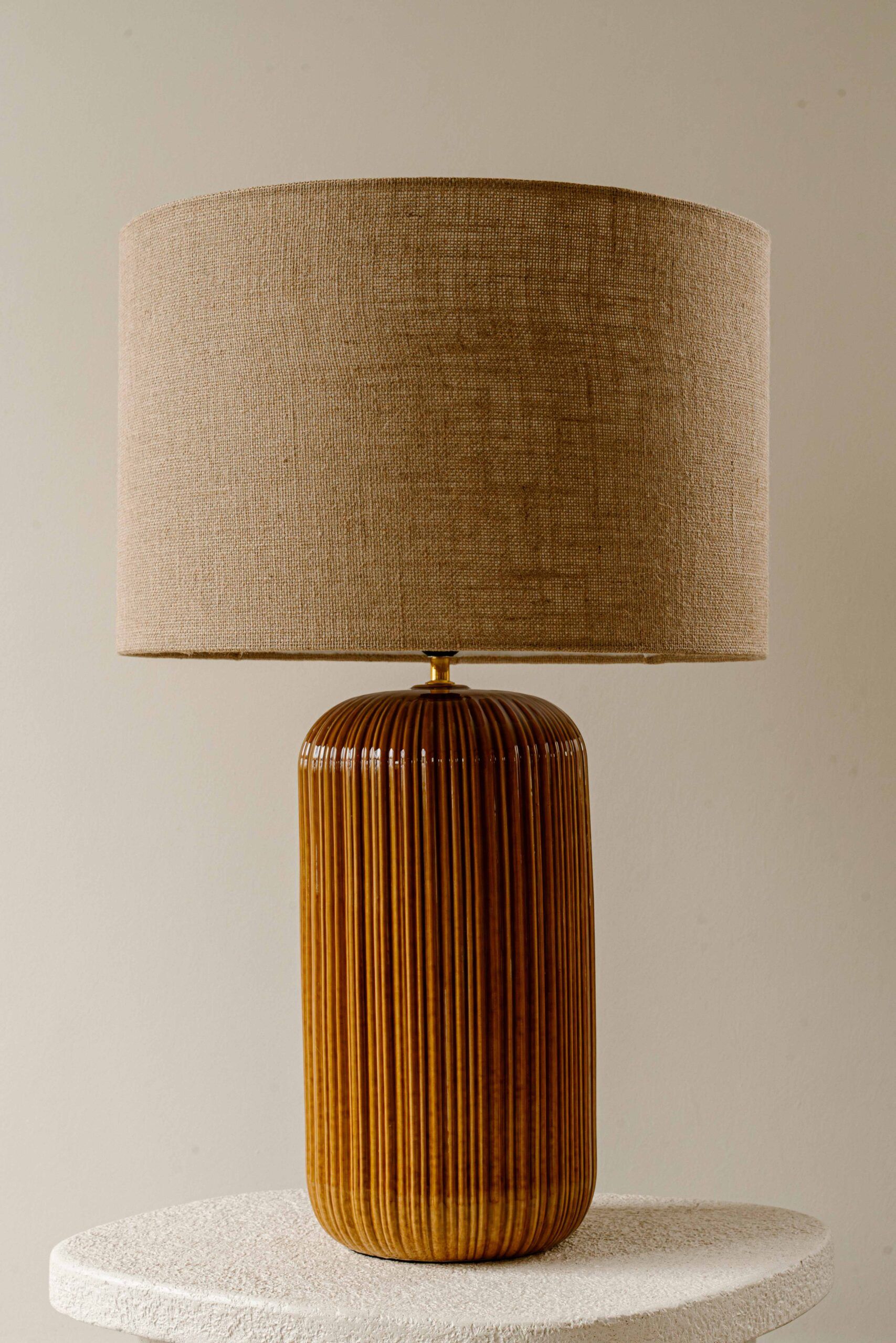 Indore Home - Verona - L - Schemerlamp - Bruin