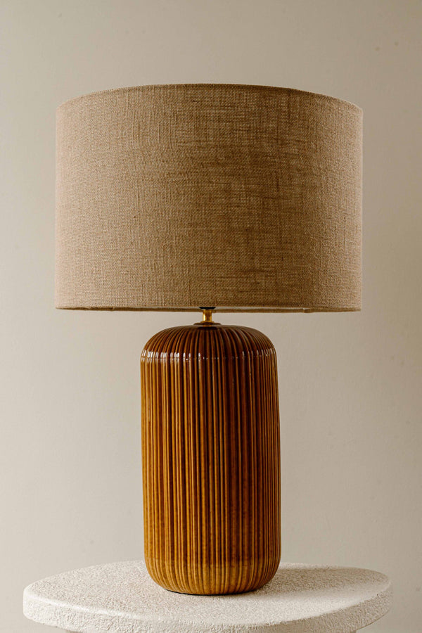 Indore Home - Verona - L - Schemerlamp - Bruin