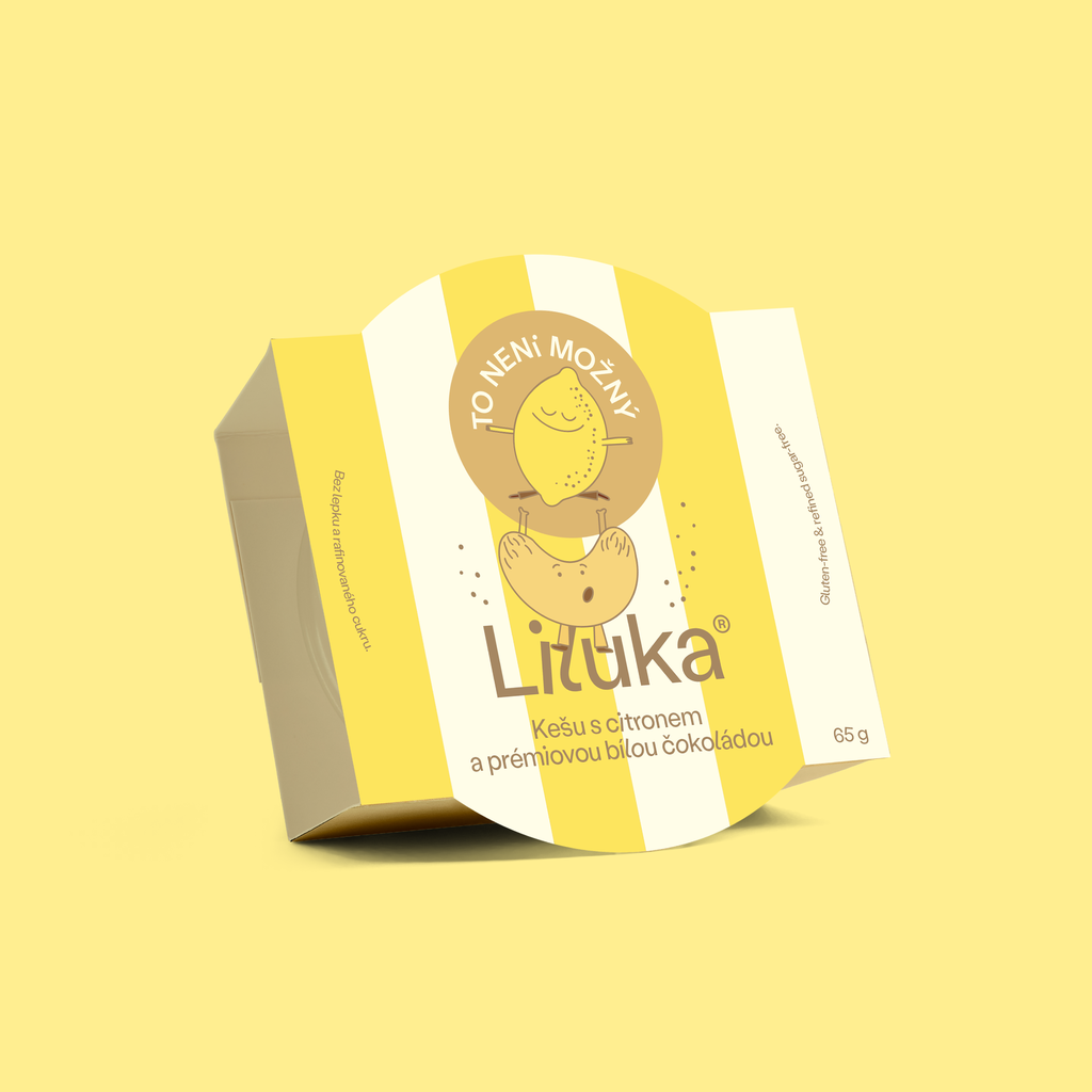 Liluka Lemon with Cashews and Premium White Chocolate