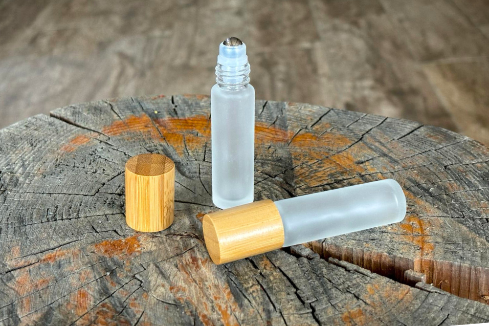 Oil Bottle with Roll-On Applicator