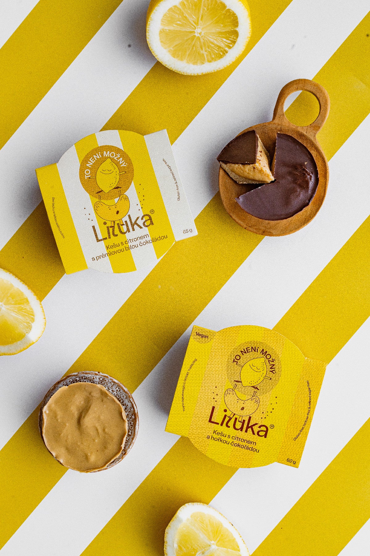 Liluka Lemon with Cashews and Dark Chocolate