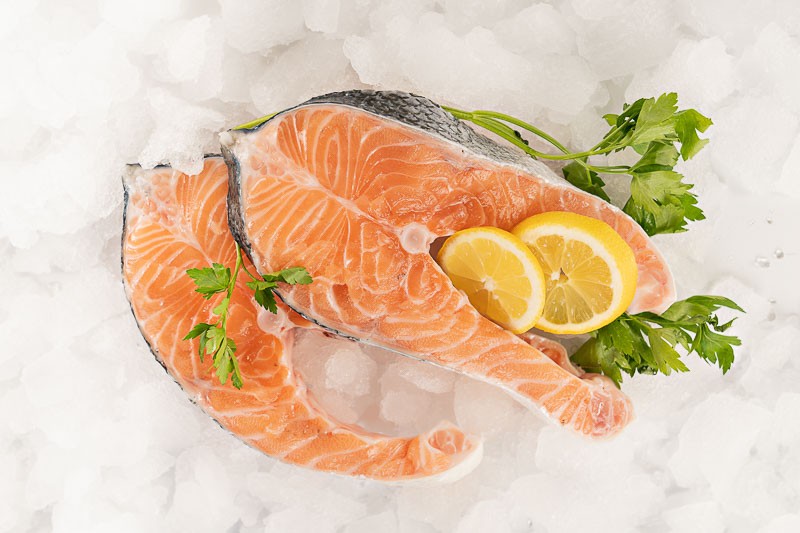 Fresh Salmon Slices