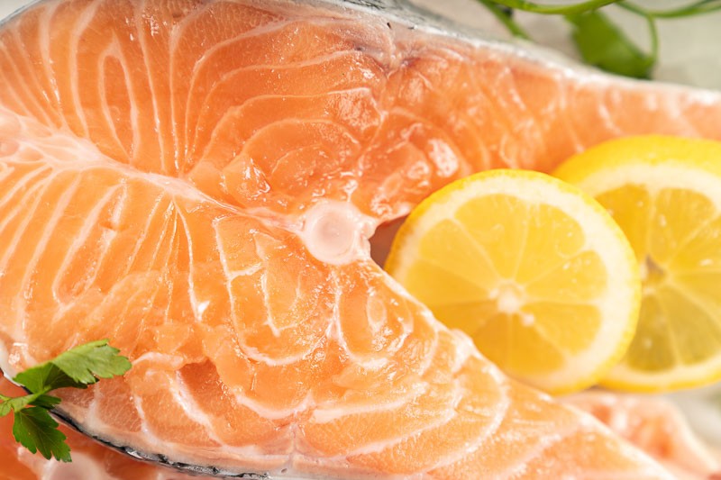 Fresh Salmon Slices