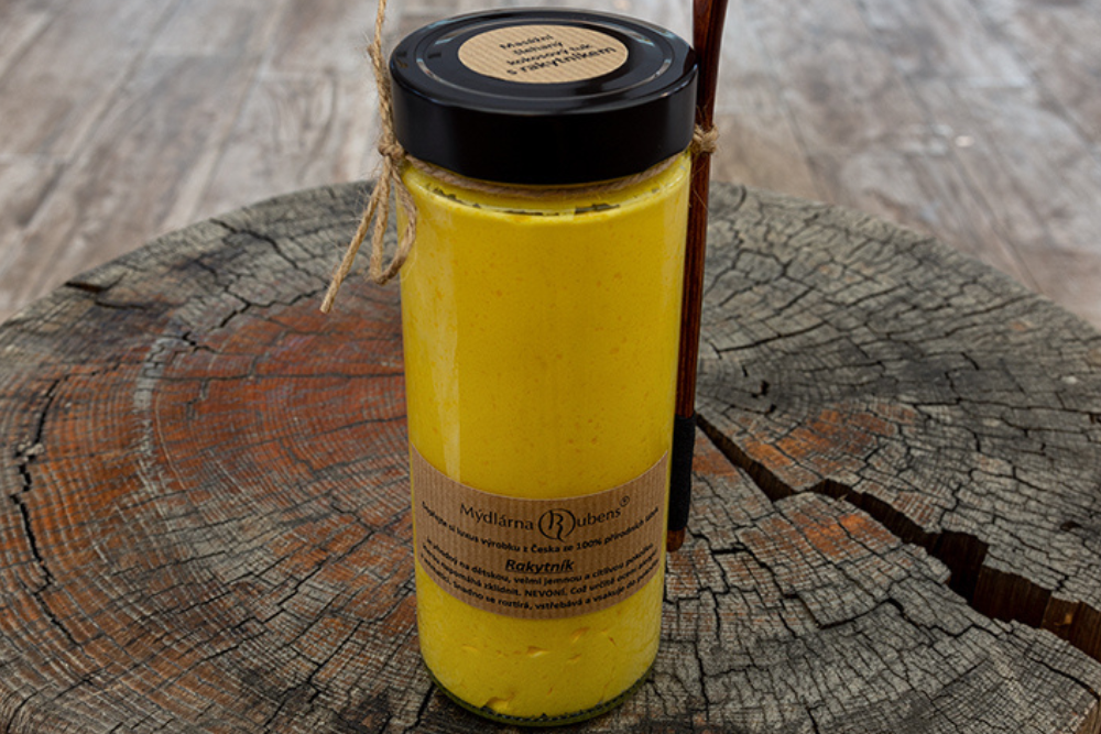 Coconut Oil with Sea Buckthorn Weight: Glass 140g