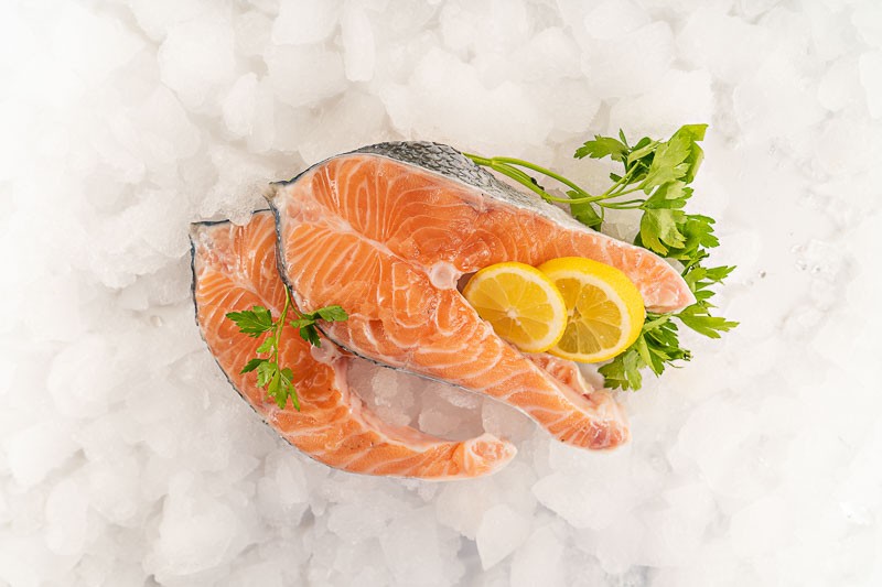 Fresh Salmon Slices
