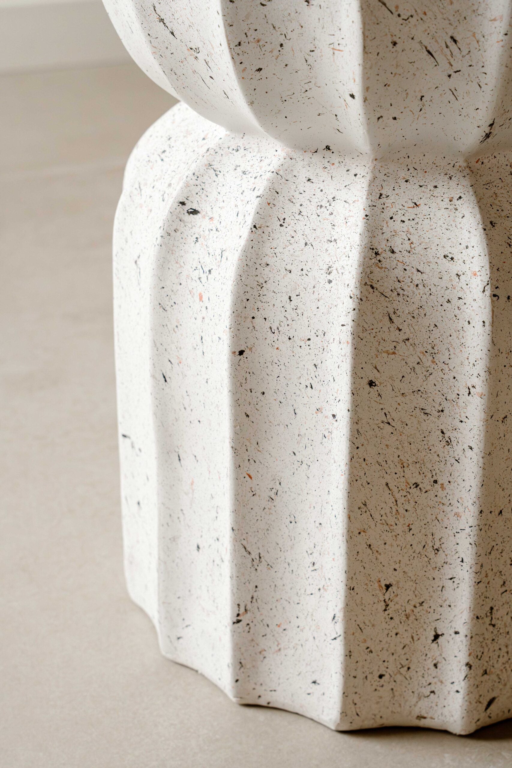 Indore Home - Side Table - Oslo - Stone Look - MgO